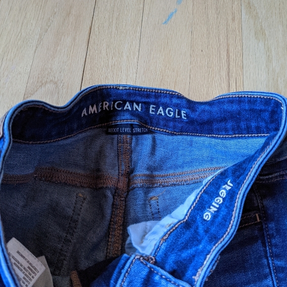 AE distressed Stretch Jeggings size 4 - Picture 5 of 5